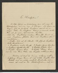Nachlass Franz Steindachner, Brief von L. Trgovcevic´ an Franz Steindachner (12.01.1904), Inv.Nr. 550.01, Seite 1